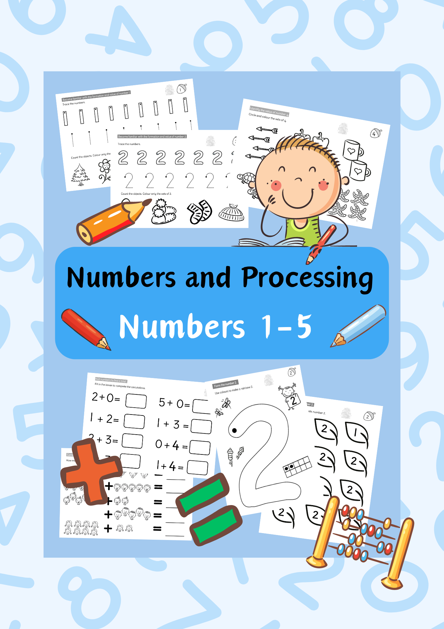 Primary 1 Numbers to 10 All in One Bundle