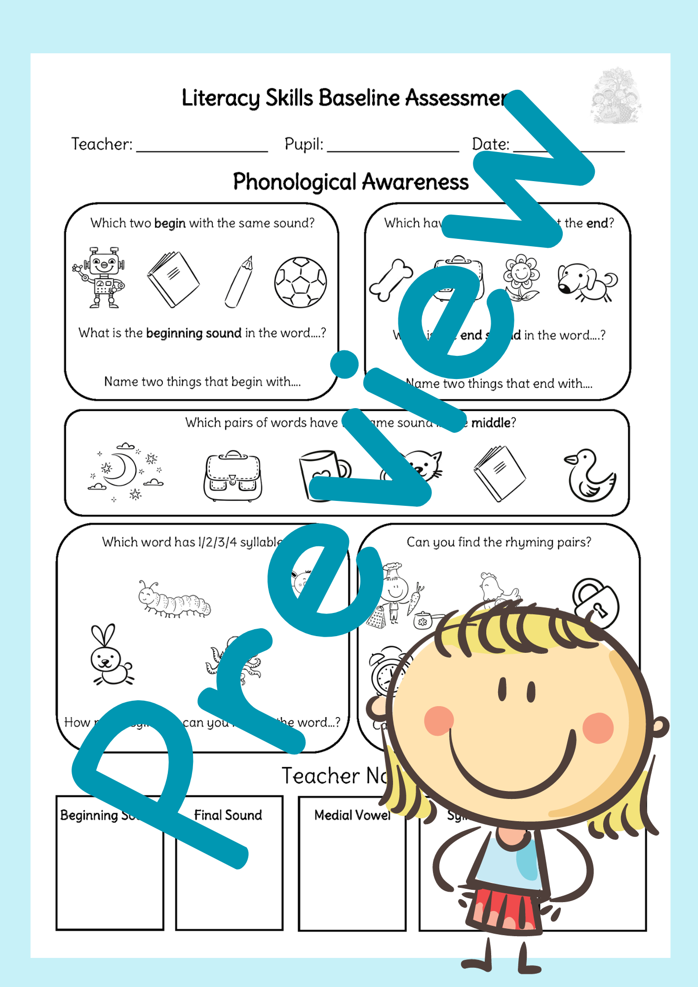 FREE Primary 2 Baseline Assessment
