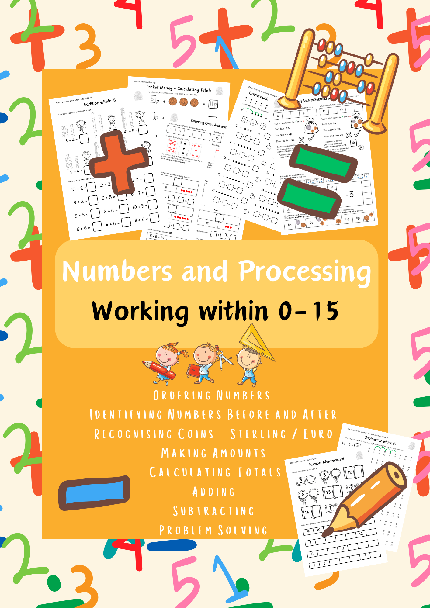 Primary 2 Numbers and Processing All in One Bundle