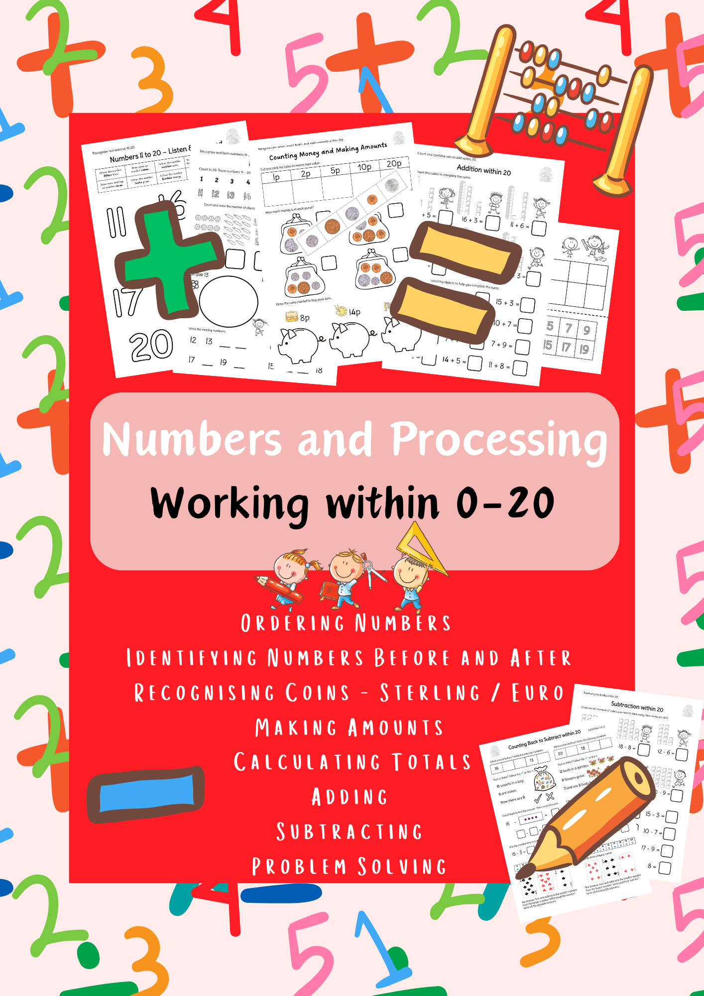Primary 2 Numbers and Processing All in One Bundle