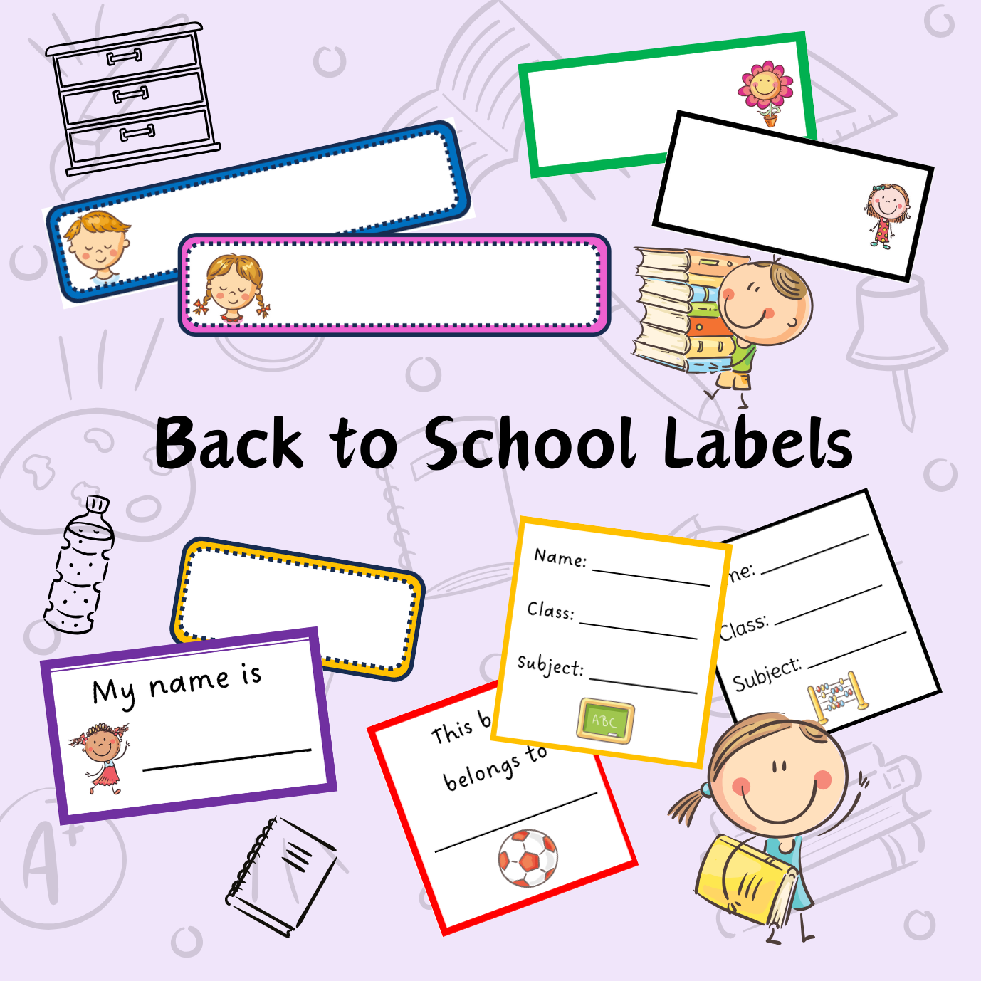 Back to School Labels