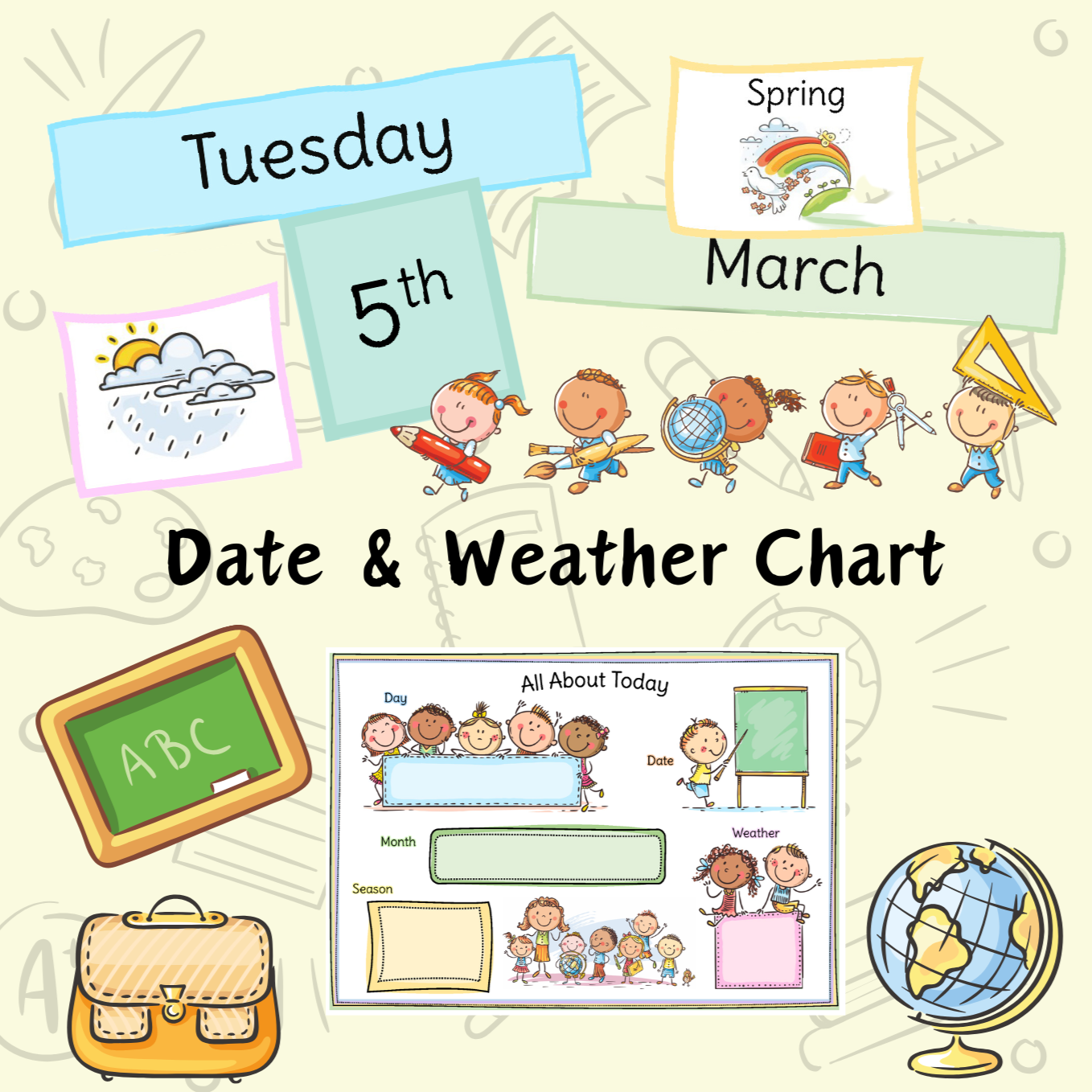 Date and Weather Chart