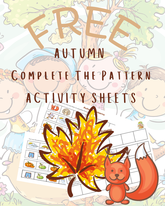 FREE Autumn Complete the Pattern