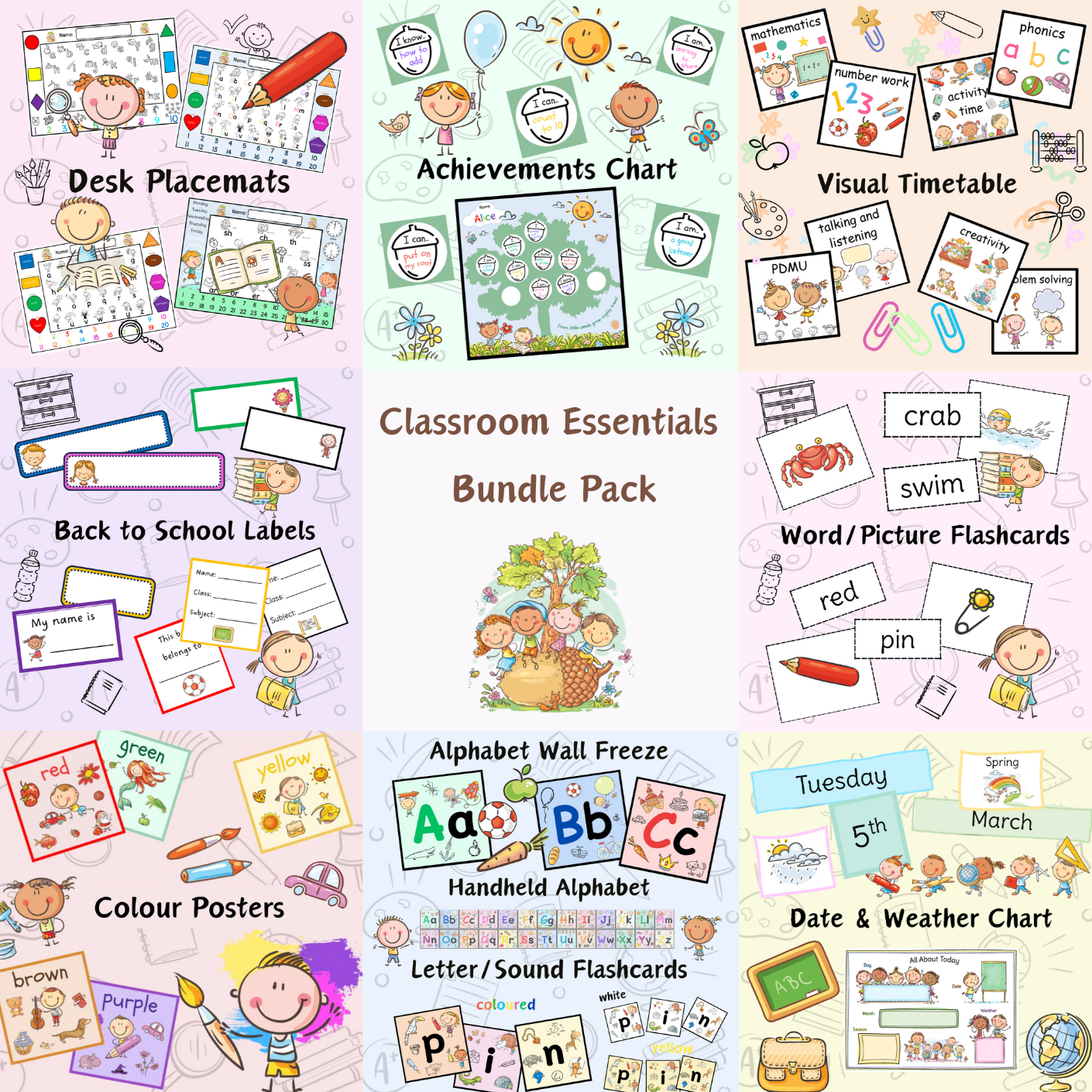 Classroom Essentials Bundle Pack