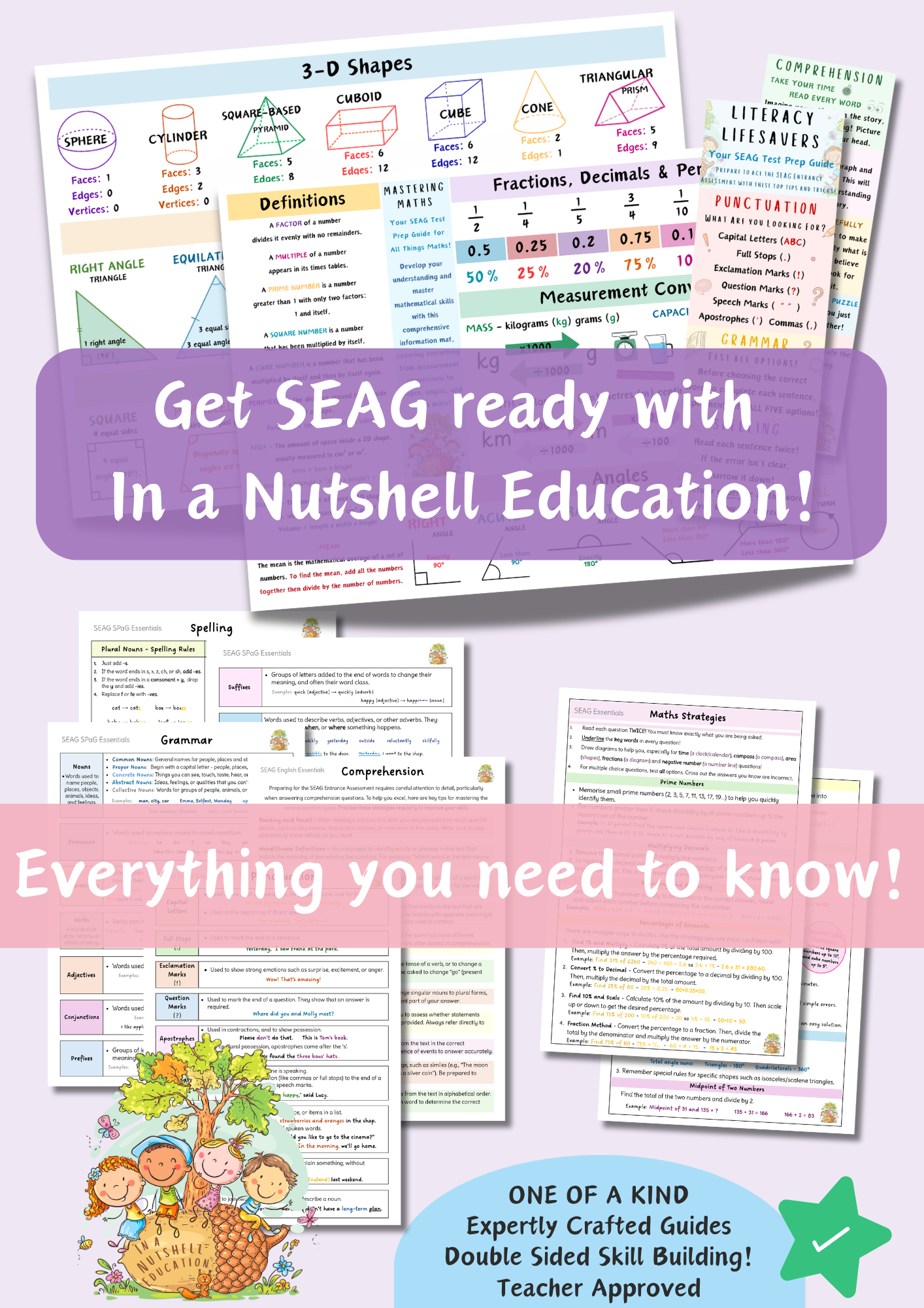 2025 SEAG Entrance Assessment Study Guides