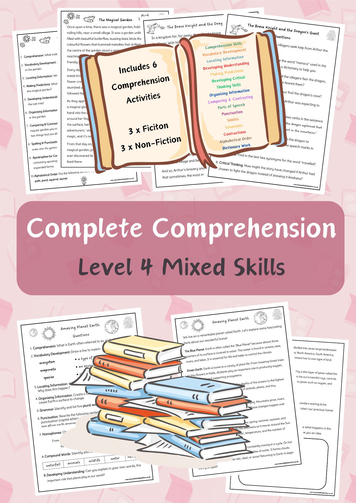 Level 4 Comprehension Activities