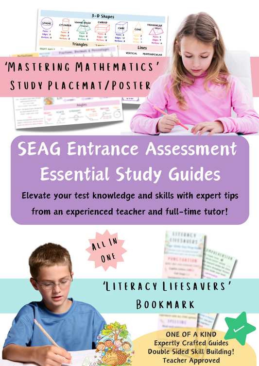 SEAG Entrance Assessment Study Guides