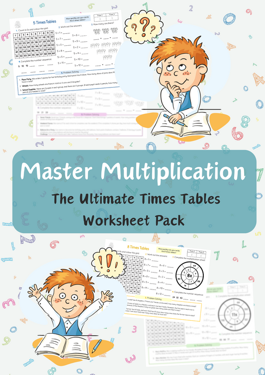 Levels 3 - 6 Master Multiplication