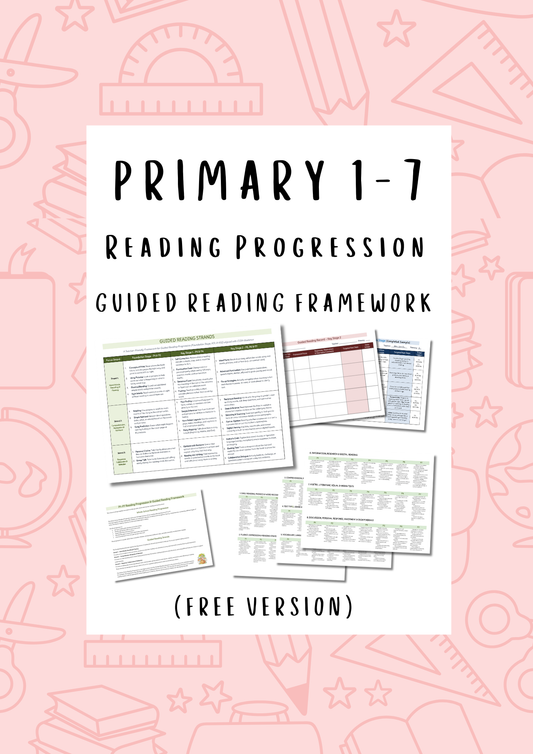 P1–P7 Whole-School Reading Progression & Guided Reading Framework
