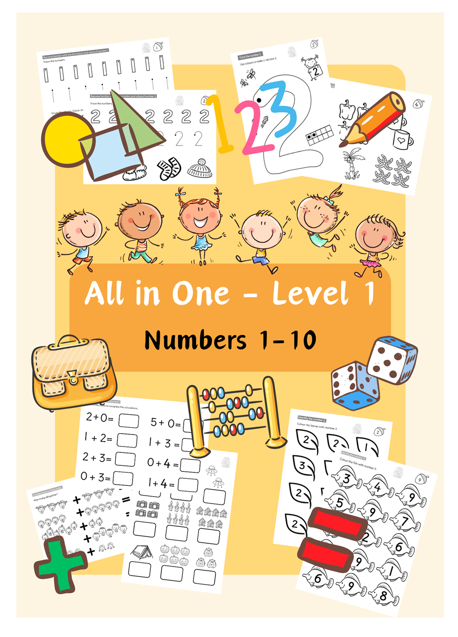 Level 1 Numbers to 10 All in One Bundle Pack