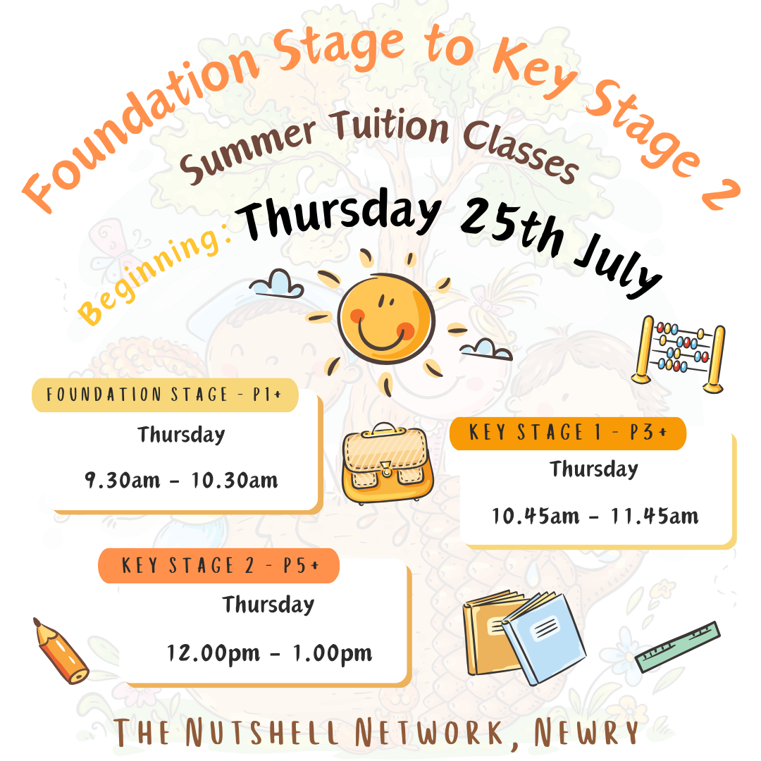 Summer Classes for Foundation Stage to KS2