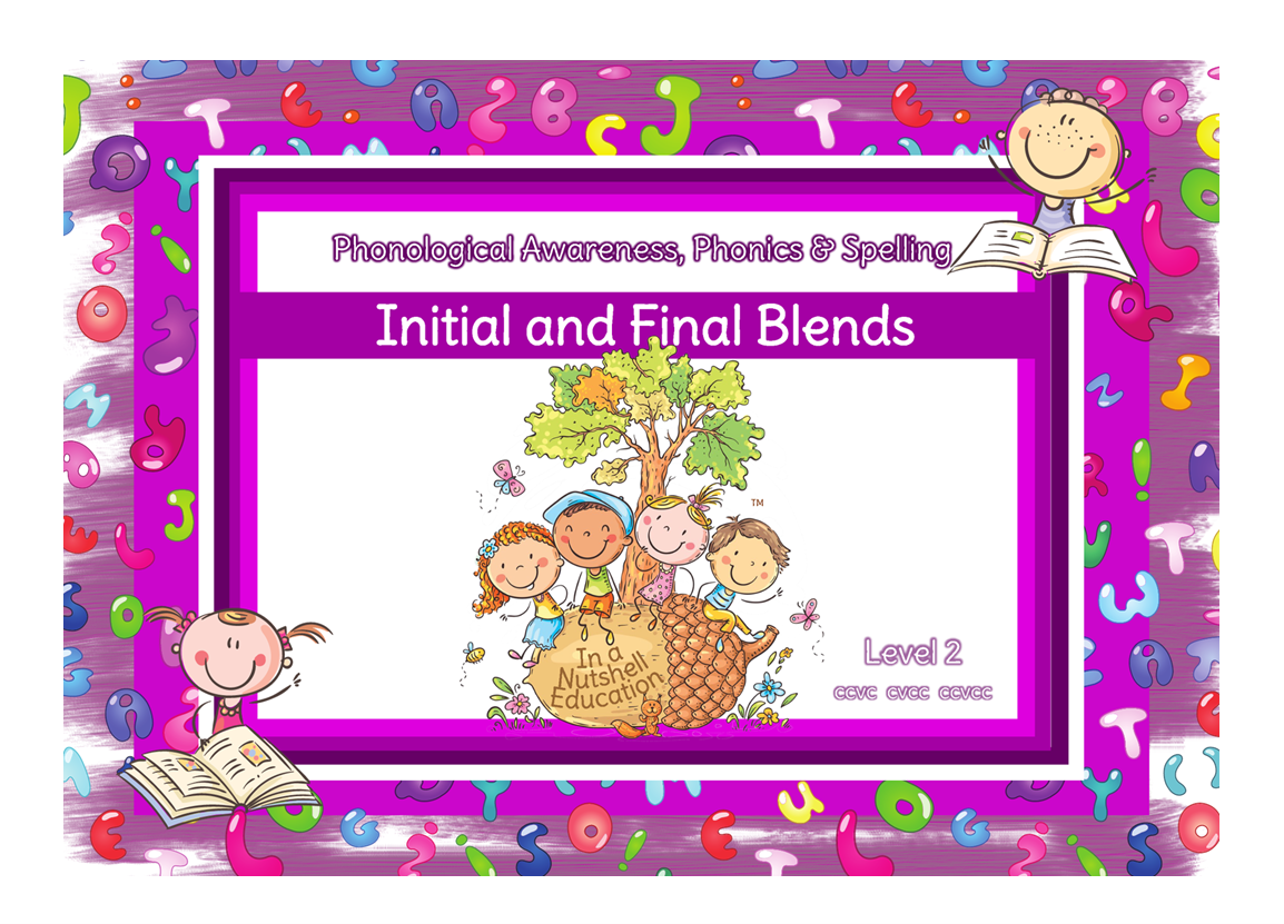 Level 2 - Individual Letter Sounds Packs 1-4 + Consonant Blends