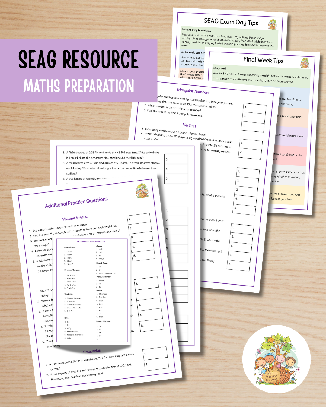 SEAG Maths Revision: The Final Countdown Core Challenges