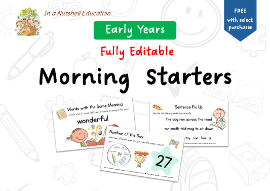 FREE Morning Starters