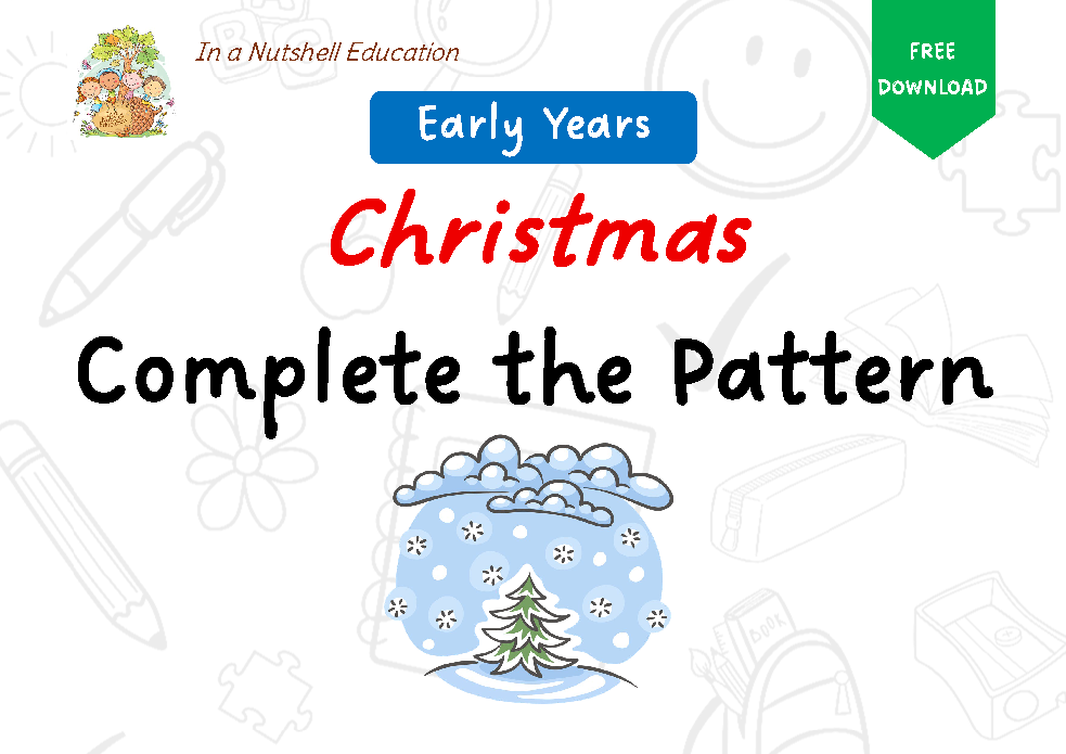 FREE Christmas Complete the Patterns