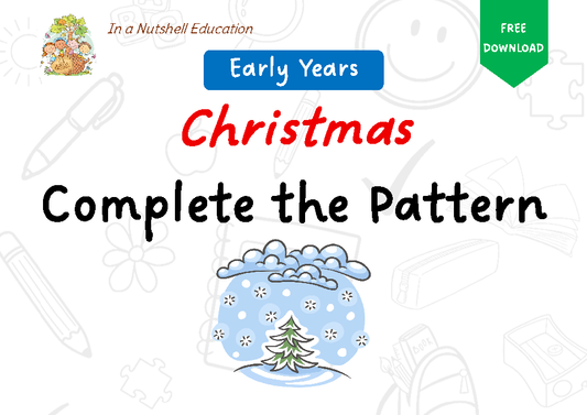FREE Christmas Complete the Patterns